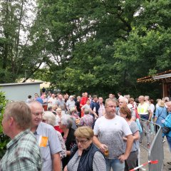 Blick auf den Festplatz.