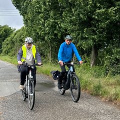 Klimaschutzmanagerin Ursula Paul und Gerhard Caspar von der Lokalen Agenda Umwelt- und Naturschutz.
