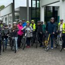 Die Teilnehmerinnen und Teilnehmer der Auftakt-Radtour „Stadtradeln“ am 25. Mai.