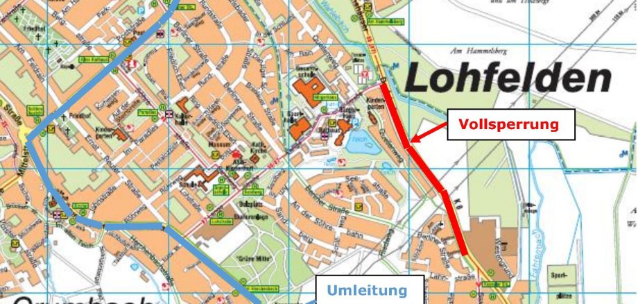 Die Arbeiten an der Kreisstraße 8 zwischen Vollmarshausen und Ochshausen beginnen am 6. Mai 2024.