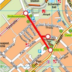 Vollsperrung der Straßen "Am Stadion" und "Parkstraße" - Baumaßnahme bis Ende 2026