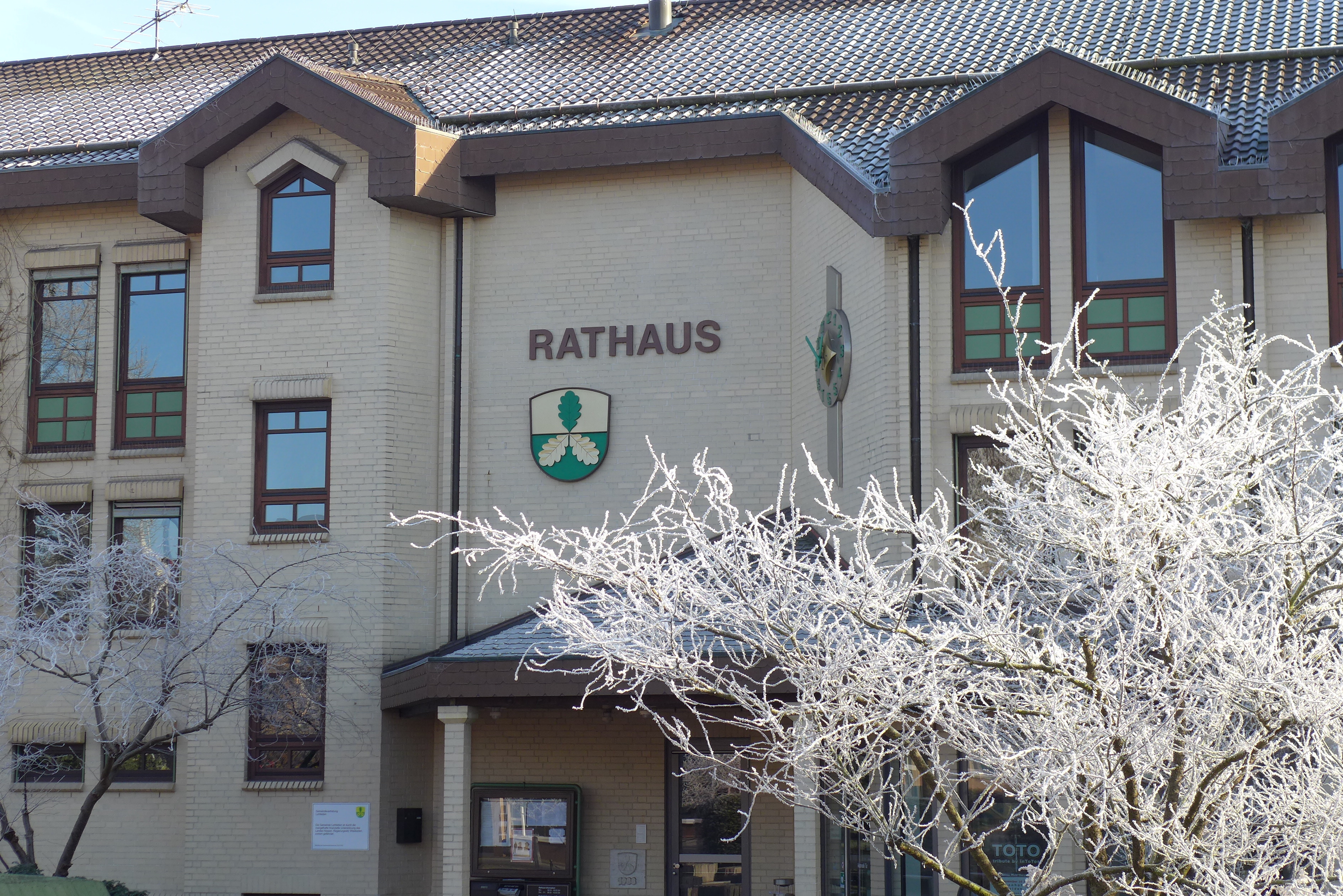 Das Rathaus der Gemeinde Lohfelden bleibt zum Jahreswechsel 2023/2024 geschlossen.